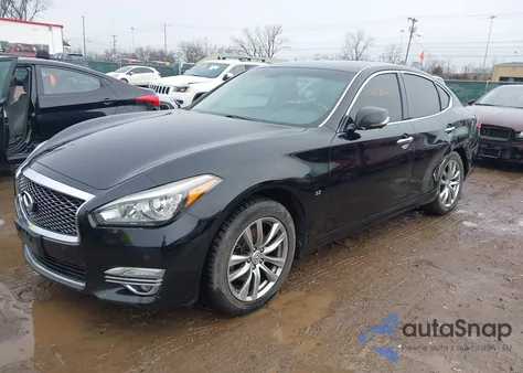 2015 Infiniti Q70 3.7X z USA, uszkodzony, nr VIN JN1BY1ARXFM560245